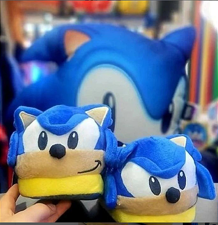 Pantufa Infantil Sonic Sega